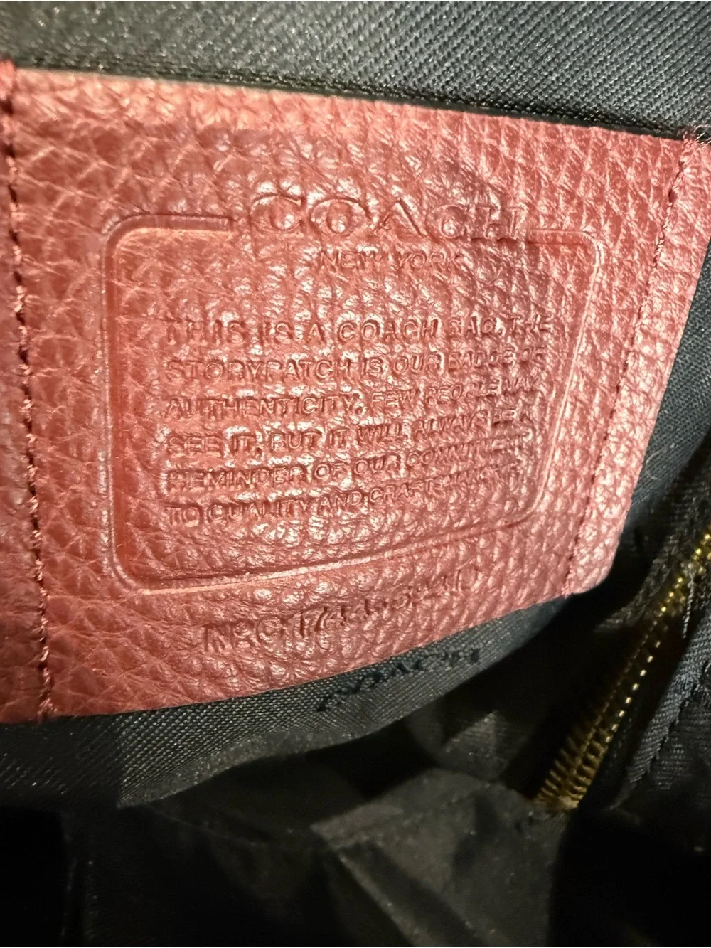 Coach Men's Manhattan Derby Tote Burgundy Leather Sling Backpack